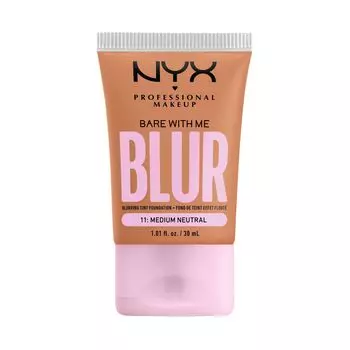 Тональный крем для лица средней нейтральности Nyx Professional Makeup Bare With Me Blur Tint, 30 мл