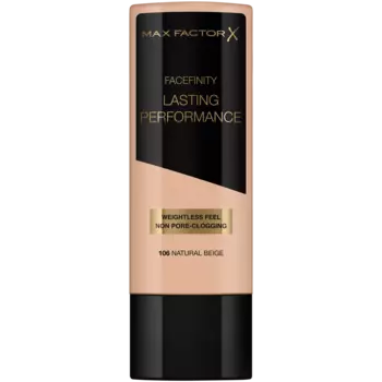 Тональный крем для перманентного покрытия натуральный бежевый 106 Max Factor Facefinity Lasting Performance, 35 мл