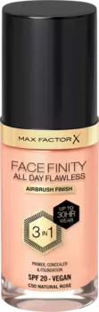 Тональный крем Facefinity All Day Flawless LSF 20 50 Natural Rose 30 0мл MAX FACTOR