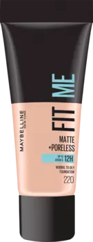 Тональный крем Maybelline New York Fit Me Matte+Poreless, 30 мл, 220