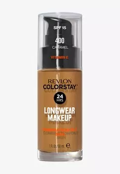 Тональный крем Fond De Teint Colorstay Peaux Mixtes Grasses Revlon, цвет 400 caramel