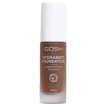 Тональный крем GOSH с SPF 15 для светлой и темной кожи. Веганский матирующий макияж для сухой, чувствительной и жирной кожи — 020N.
