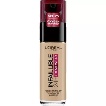 Тональный крем Infaillible 24H Fresh Wear Make-Up 220 Sand SPF 25 L’Oral Paris, 30 ml