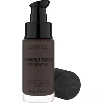 Тональный крем Invisible Cover Foundation 30 мл 097N Nude Увлажняющий Стойкий Натуральный Для Сухой Кожи Веганский Без Масла Без Парабенов Без Микропластика Catrice