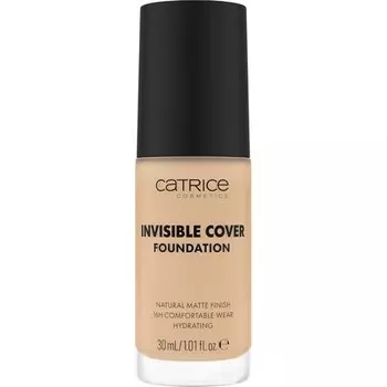 Тональный крем Invisible Cover Foundation 30 мл 005W Nude Увлажняющий Стойкий Натуральный Для Сухой Кожи Веганский Без Масла Без Парабенов Без Микропластика Catrice