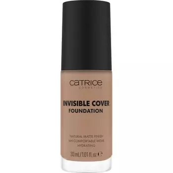 Тональный крем Invisible Cover Foundation 30 мл 037W Nude Moisturizing Long Lasting Natural для сухой кожи Vegan Без масел Без парабенов Без микропластика Catrice