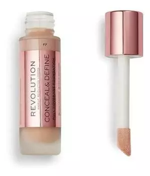 Тональный крем Makeup Revolution Conceal and Define Foundation Full Coverage 02 F 7, 23 мл