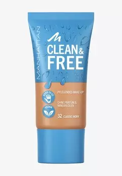 Тональный крем Manhattan Clean & Free Skin Tint Manhattan Cosmetics, цвет classic ivory