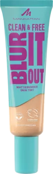 Тональный крем MANHATTAN Cosmetics Foundation Clean & Free Blur It Out Skin Tint 30 Soft Porcelain, 30 ml
