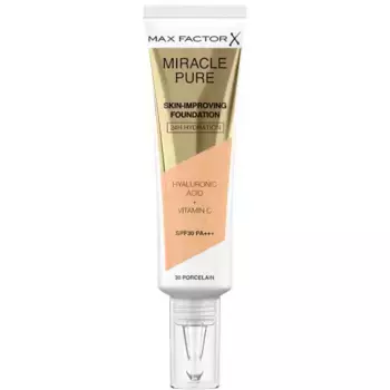 Тональный крем miracle pure для улучшения кожи Max Factor, 30 мл., цвет porcelain