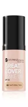 Тональный крем-мусс интенсивного покрытия Great Cover Make-Up SPF 20–04 Bell HYPOAllergenic