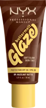 Тональный крем NYX PROFESSIONAL MAKEUP Foundation Buttermelt Glaze mit LSF 30, 09 Hazelnut Butta, 30 ml