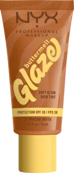 Тональный крем NYX PROFESSIONAL MAKEUP Foundation Buttermelt Glaze mit LSF 30, 06 Praline Butta, 30 ml