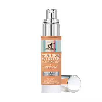 Тональный крем под макияж средней степени покрытия Your Skin But Better Foundation + Skincare It Cosmetics, цвет medium neutral