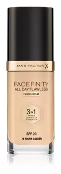 Тональный крем повышенной стойкости SPF 20 Max Factor Facefinity All Day Flawless, оттенок 76 Warm гolden 30 мл