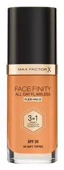 Тональный крем повышенной стойкости SPF 20 Max Factor Facefinity All Day Flawless, оттенок 84 Soft Toffee 30 мл