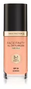 Тональный крем повышенной стойкости SPF 20 Max Factor Facefinity All Day Flawless, оттенок 80 Bronze/ C80 Bronze 30 мл