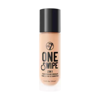 Тональный крем с консилером 2в1 натуральный бежевый W7 One Swipe 2In1, 35 мл