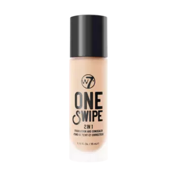 Тональный крем с консилером 2в1 песочно-бежевый W7 One Swipe 2In1, 35 мл