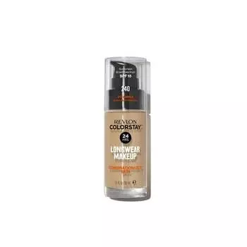 Тональный крем с помпой для комбинированной и жирной кожи с комплексом SoftFlex, 240 Medium Beige, 30 мл Revlon, ColorStay