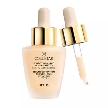 Тональный крем с сывороткой для лица 1 слоновая кость Collistar Serum Foundation Perfect Nude, 30 мл
