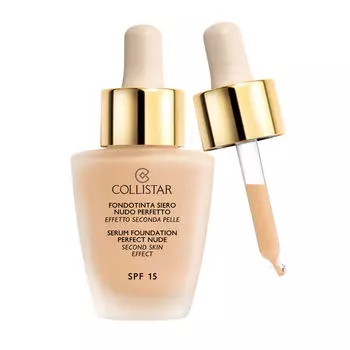 Тональный крем с сывороткой для лица 2 бежевый Collistar Serum Foundation Perfect Nude, 30 мл