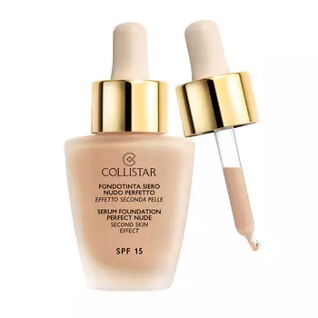 Тональный крем с сывороткой для лица 4 песка Collistar Serum Foundation Perfect Nude, 30 мл