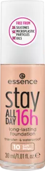 Тональный крем Stay All Day 16h Стойкий 10 Soft Beige 300мл essence