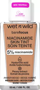 Тональный крем wet n wild bare Focus Niacinamide Skin Tint Amber Beige