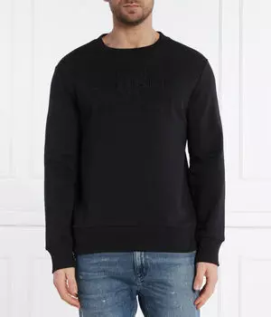 Тональный свитер Shield Regular fit Gant, черный