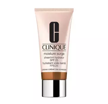 Тональный увлажняющий крем для лица Moisture Surge Sheertint Hydrator Spf25 Clinique, цвет medium deep