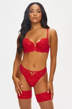 Тонги икона с блестками Ann Summers, красный