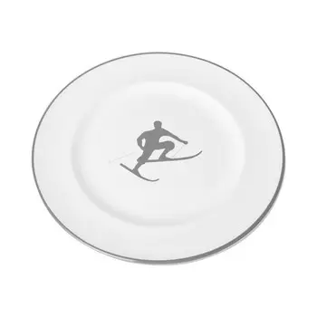 Toni Grey Десертная тарелка Gourmet 22 см Gmundner Keramik, белый/серый