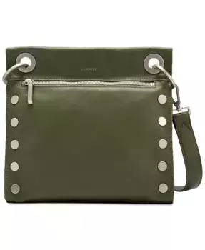 Тони средний кожаный кросс-боди Hammitt, зеленый