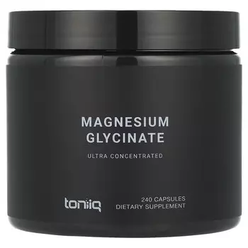 Toniiq, Глицинат магния, 600 мг, 240 капсул (150 мг в каждой капсуле)