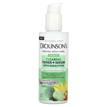 Тоник Dickinson Brands Original Witch Hazel 4-в-1 + with Eucalyptus, 118 мл
