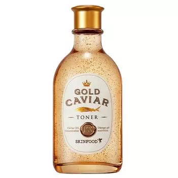 Тоник для лица против морщин, 145 мл Skinfood, Gold Caviar EX Toner