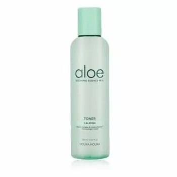 Тоник для лица Tnico facial calmante aloe vera aloe shooting essence 98% Holika holika, 250 мл