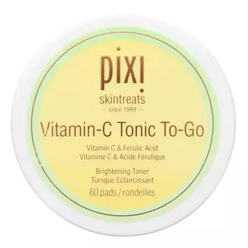 Тоник Pixi Beauty Skintreats с витамином С, 60 подушечек