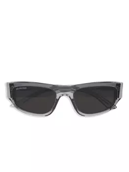 Тонированные солнцезащитные очки Balenciaga Eyewear, серый