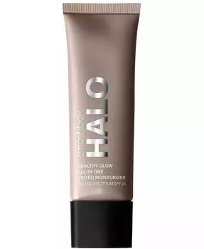 Тонированный увлажняющий крем Halo Healthy Glow с SPF 25 и широким спектром действия, 1,4 унции Smashbox, цвет Medium (medium with a warm undertone)