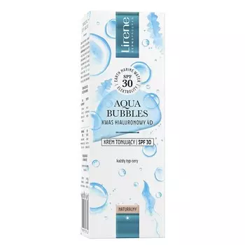 Тонирующий крем Aqua Bubbles SPF30 30мл Lirene