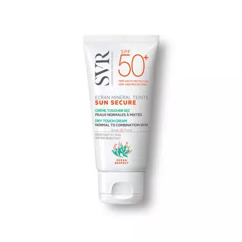 Тонирующий минеральный крем для лица с spf50+ Svr Sun Secure, 60г