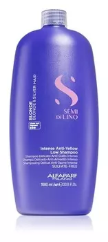 Тонирующий шампунь для светлых и балаяжных волос Alfaparf Milano Semi di Lino Blonde