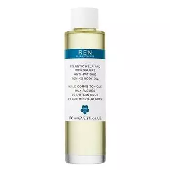 Тонизирующее масло для тела против усталости с атлантическими водорослями и микроводорослями, 100 мл Ren