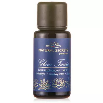 Тонизирующее осветляющее средство для лица Natural Secrets Glow Tonic, 20 мл