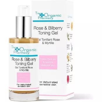Тонизирующий гель "Роза и черника" 50мл, The Organic Pharmacy
