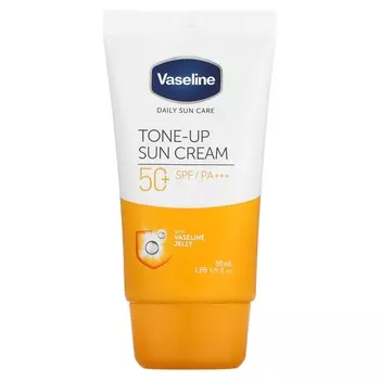 Тонизирующий солнцезащитный крем Vaseline Daily Sun Care SPF 50+ PA+++, 50 мл.