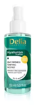 Тонизирующий спрей для лица с укрепляющим эффектом Delia Cosmetics Hyaluron Fusion