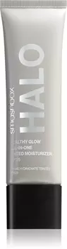 Тонизирующий увлажняющий крем с осветляющим эффектом spf 25 Smashbox Halo Healthy Glow All-in-One Tinted Moisturizer SPF 25 Mini, Light 12 ml